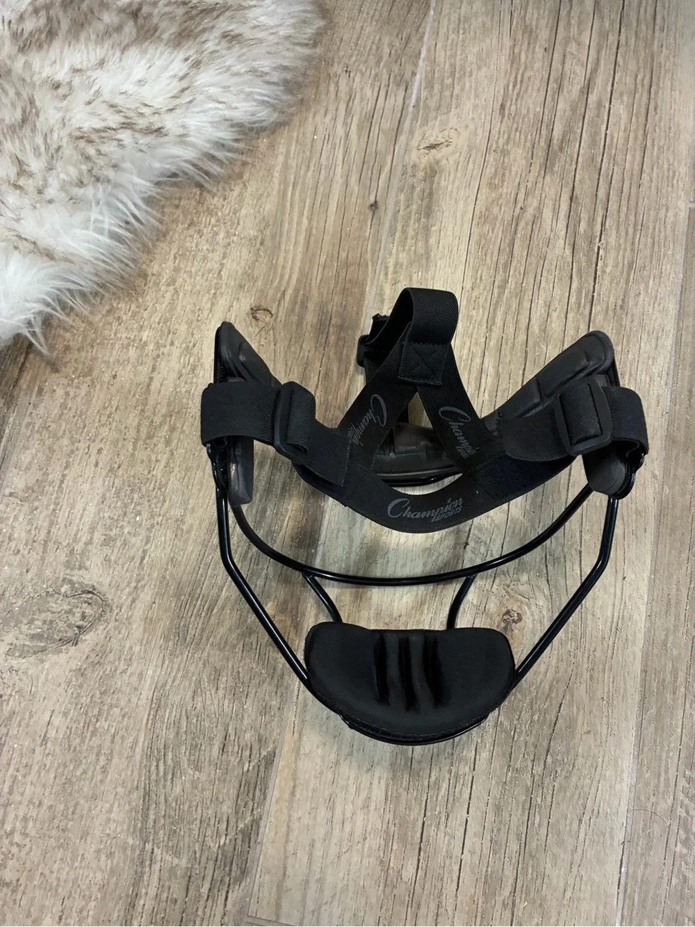 Champion Sports Softball Women's Facemask Black Lightweight Adjustable